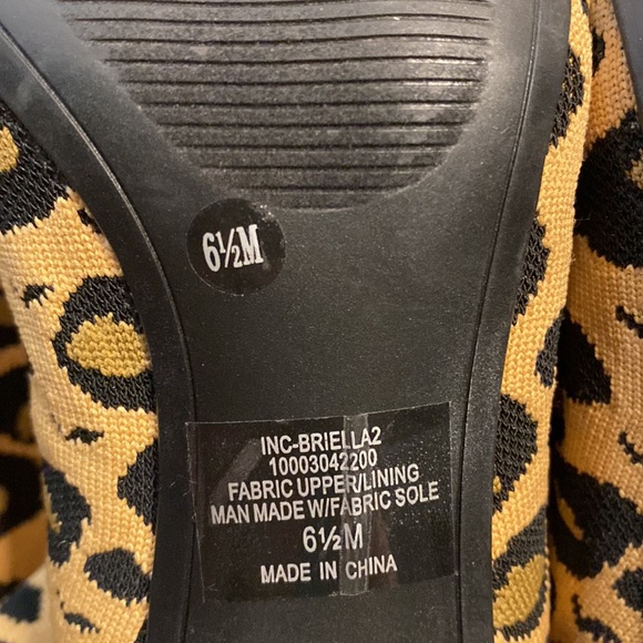 I.N.C knee high animal print boots - Picture 4 of 5